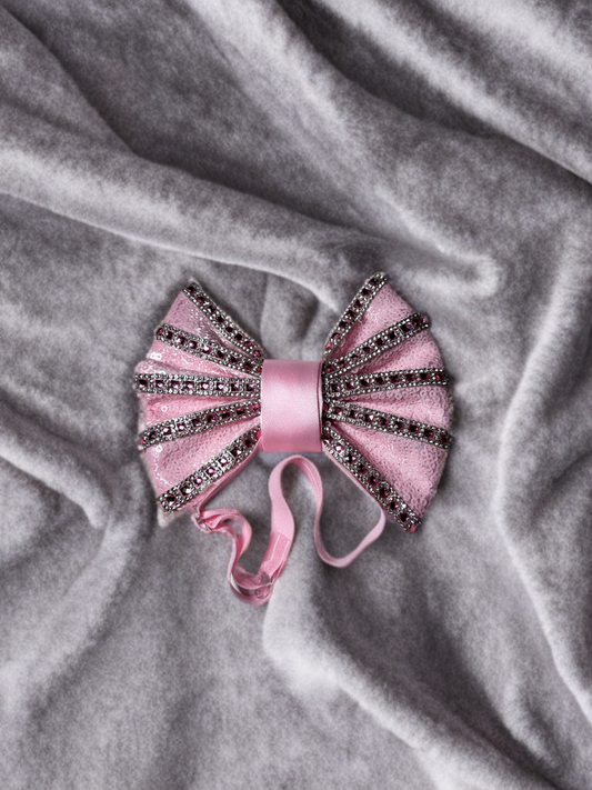 Pink Royale Gem Bow