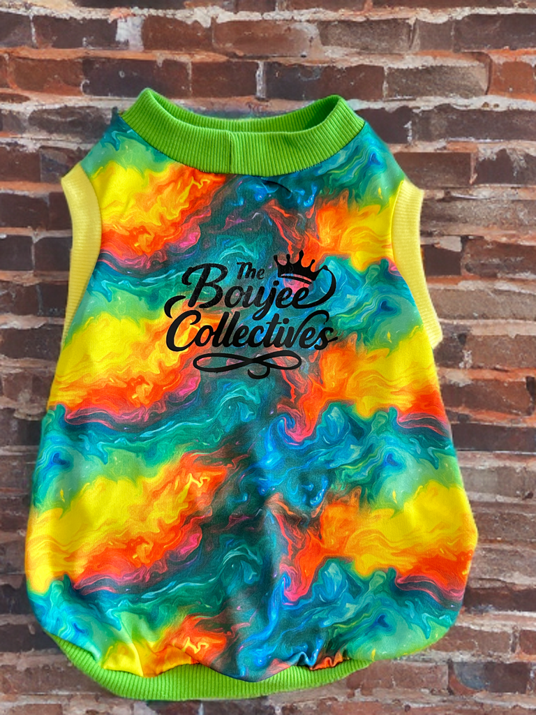 The Boujee Collectives 🌈✨ Electric Boujee Tie-Dye Tee