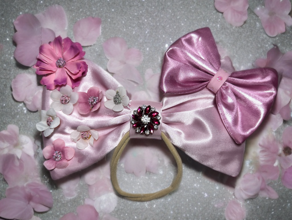 Pink Leopard Luxe Bow