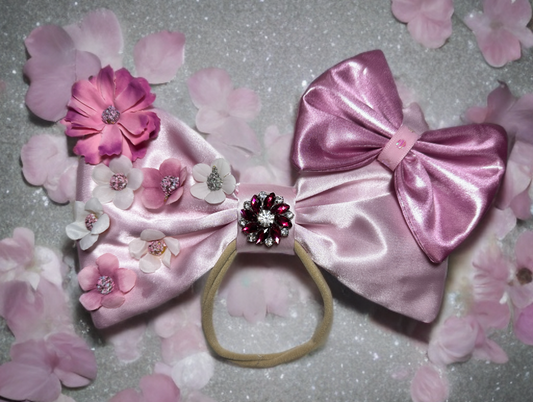 Pink Leopard Luxe Bow