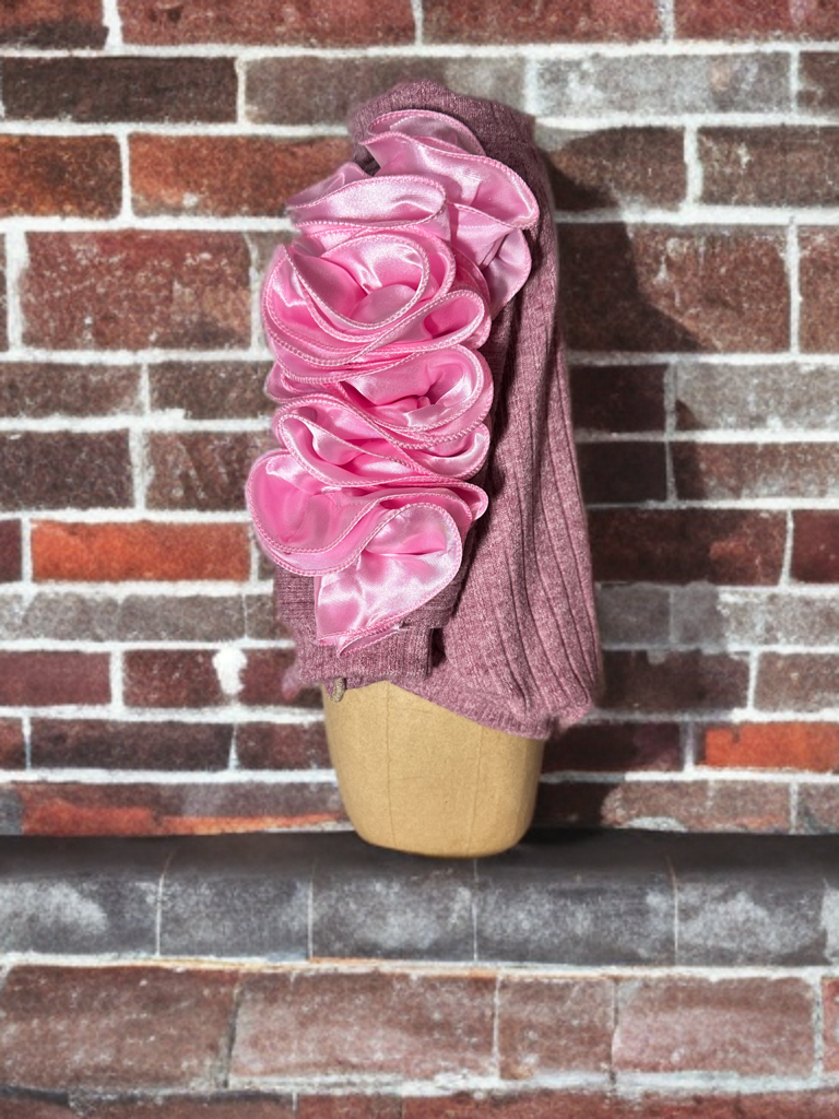 Blush Ruffle Sweater