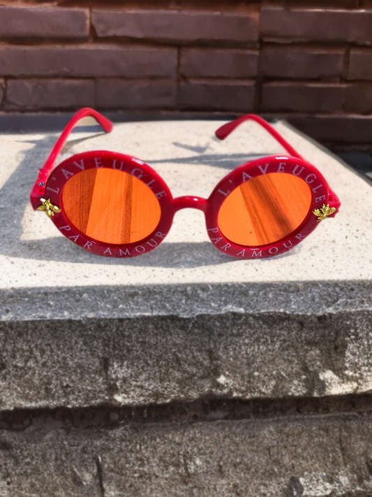 Rustic Radiance Shades in Red
