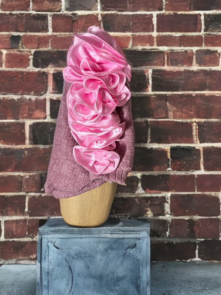 Blush Ruffle Sweater